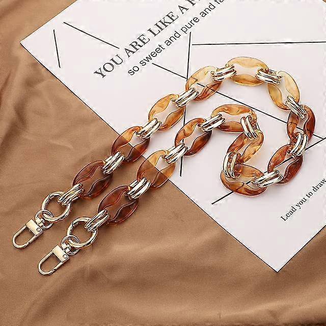 Acrylic Bag Chain Strap Removable For Purses Colorful Resin Fishbone Chain For Women