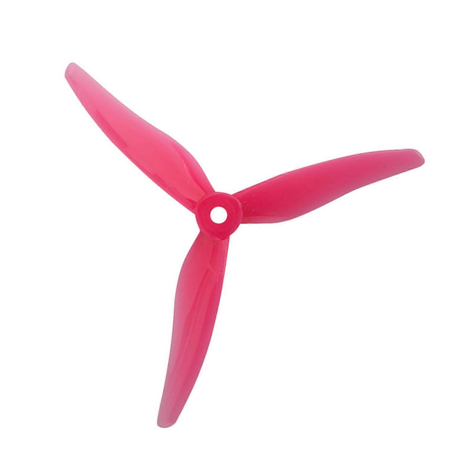 Precisions Crafted 51466 FPV 5" Propellers, 3 Bla, 2 CW and 2 CCW, for Drones Enthusiasts  Pink