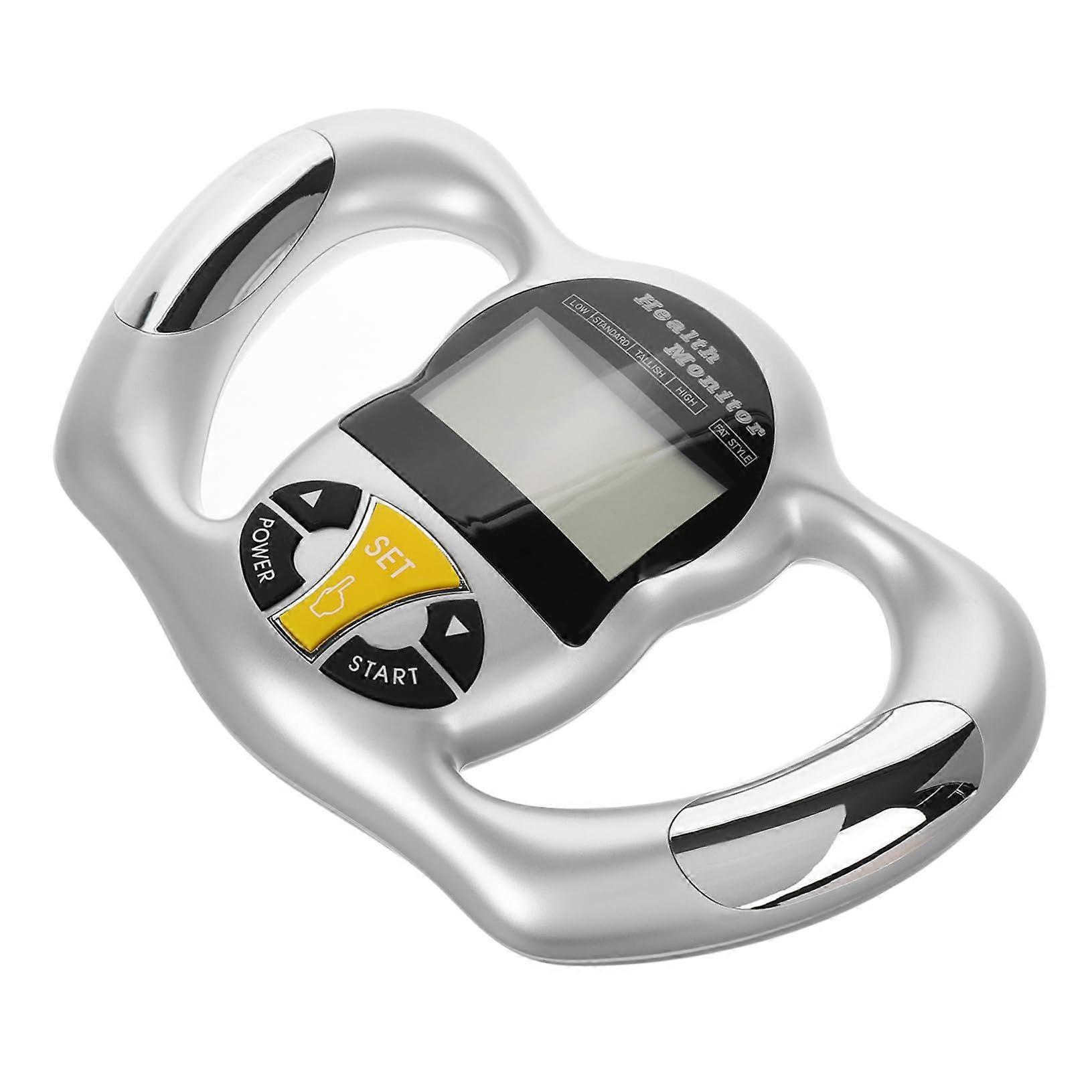 Digital Body Fat Analyzer with BMI Measurement Handheld Portable Fitness Monitor for Health Tracking