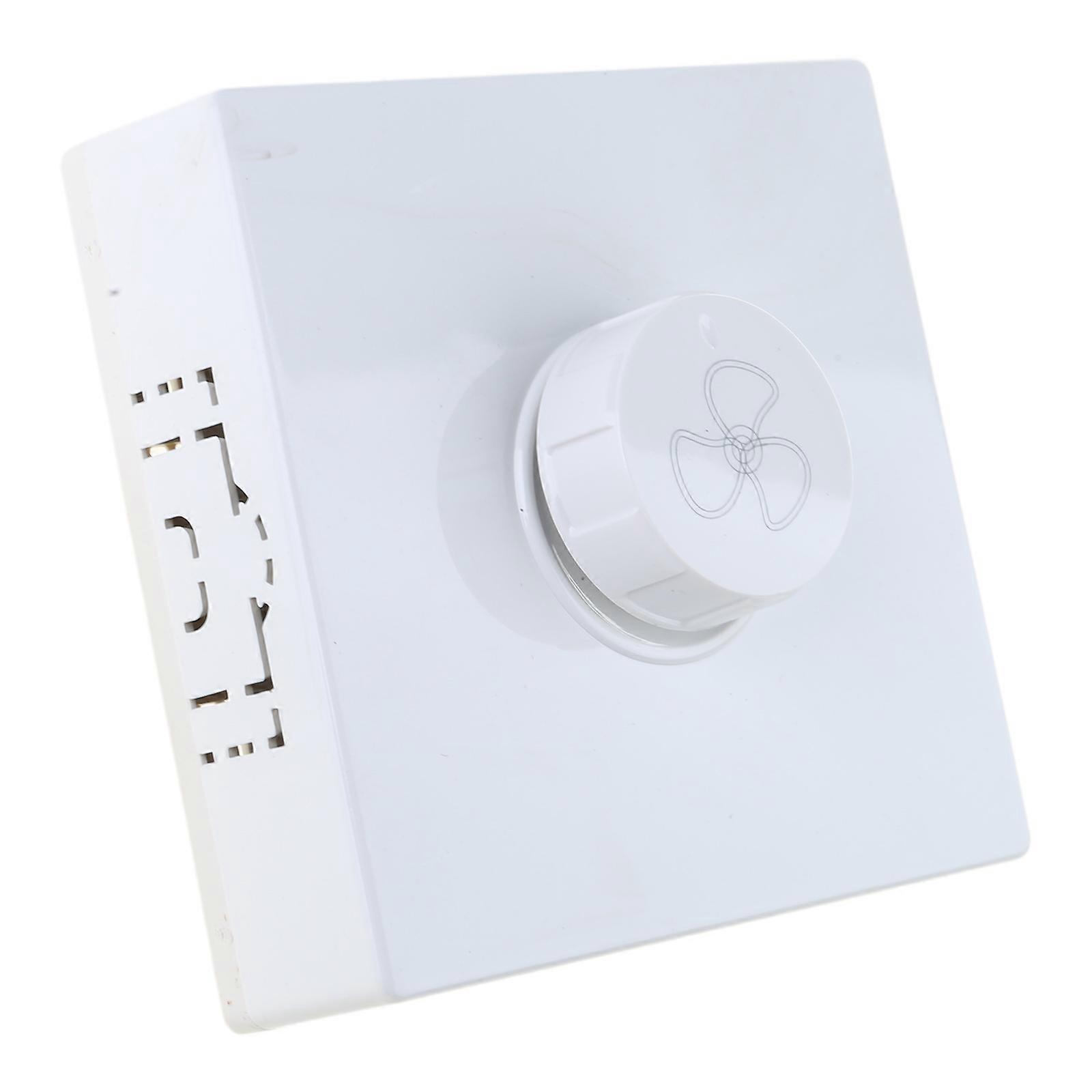 Speed Controller Switches Modern Wall Controller Panel 86 Type for Ceiling Fan Easily Speed Adjustment 5-gear Multicolor