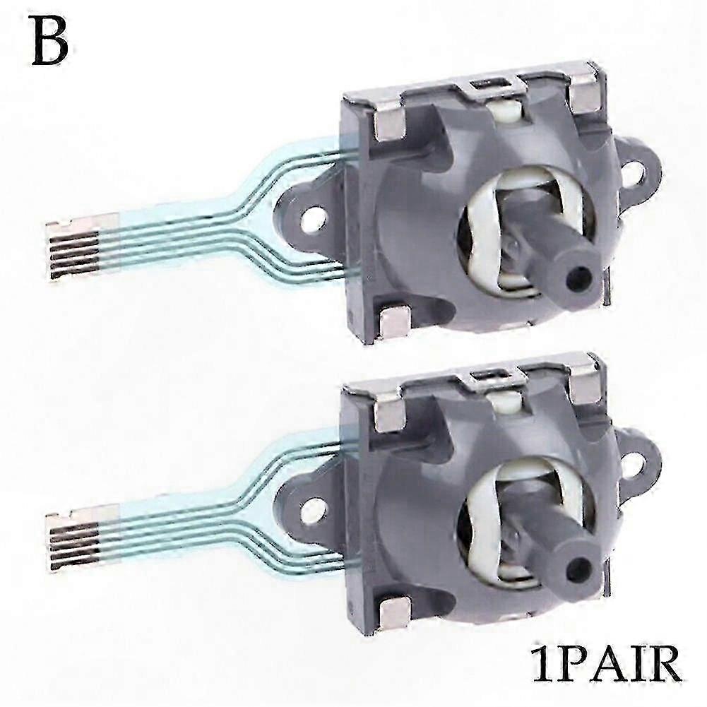 Replacement Joystick Set for Handheld Game Console - Left and Right Analog Stick Repair Parts