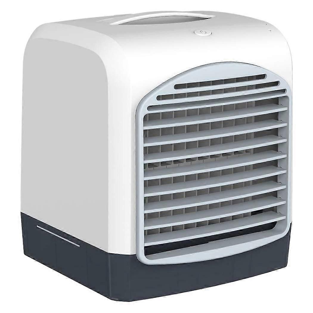 Portable USB Air Conditioner Fan with Humidifier, Aromatherapy and Ice Water Tank for Desktop