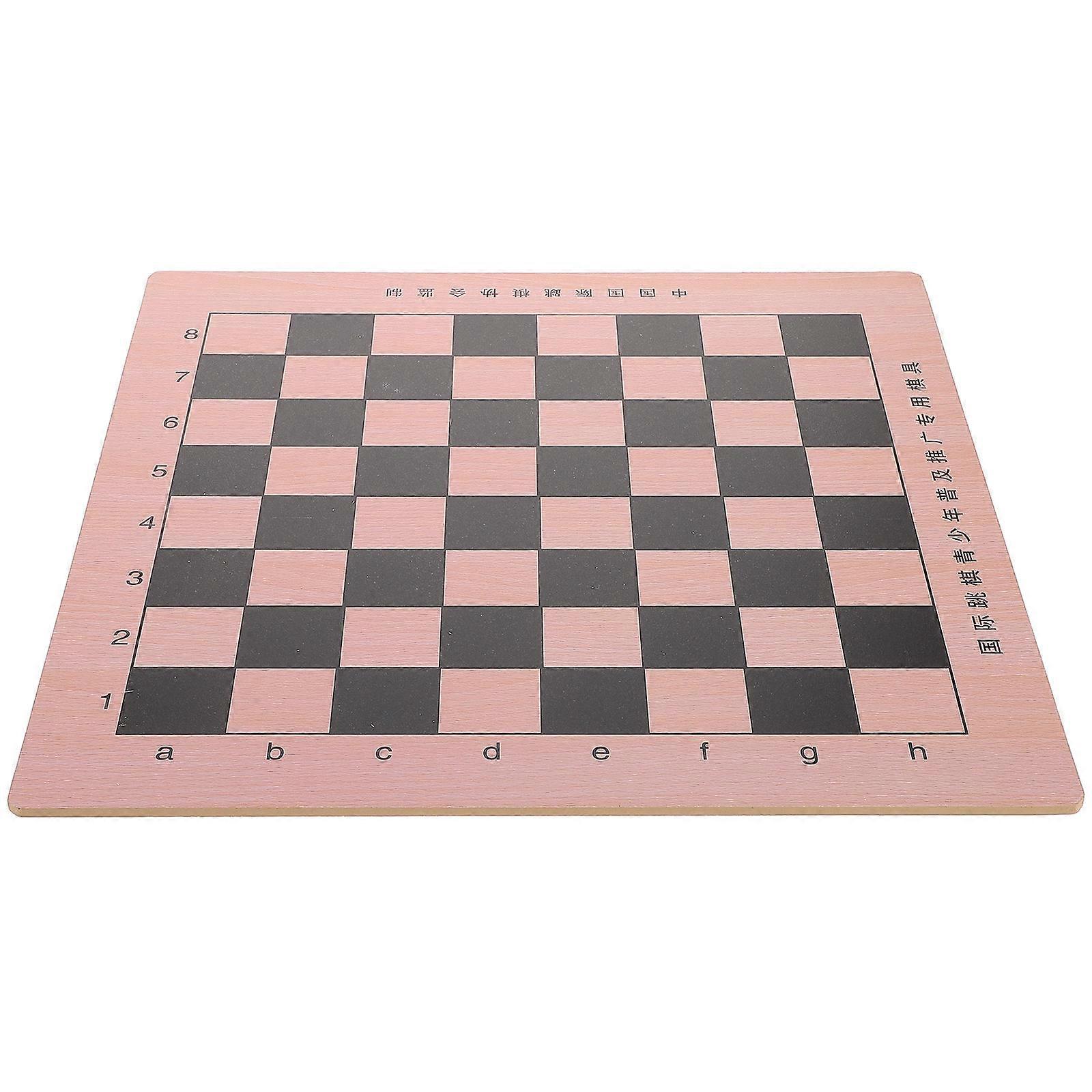 Portable Wooden Checkerboard for Outdoor Use with Assorted Color