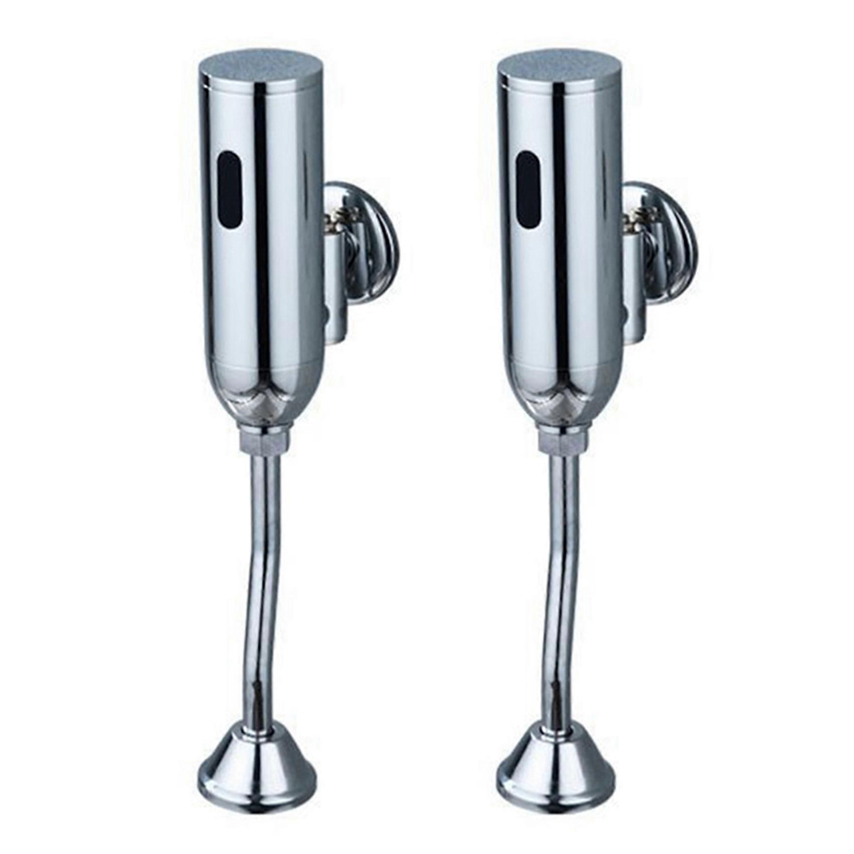 2X Urinal Sensor Flush Valve Urinal Flush Valve Wall-Mounted Urinal Automatic Flusher Hotel Bathroom Water Saving