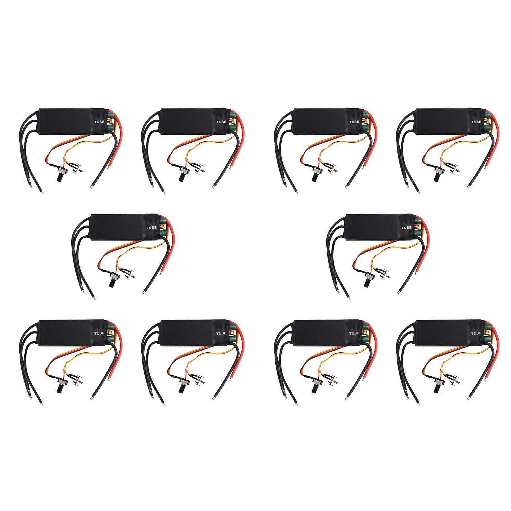 10X DC6-24V 1000W BLDC 3 Phase DC Brushless Motor Driver Hallless DC Motor Drive Board Speed Controller Regulator