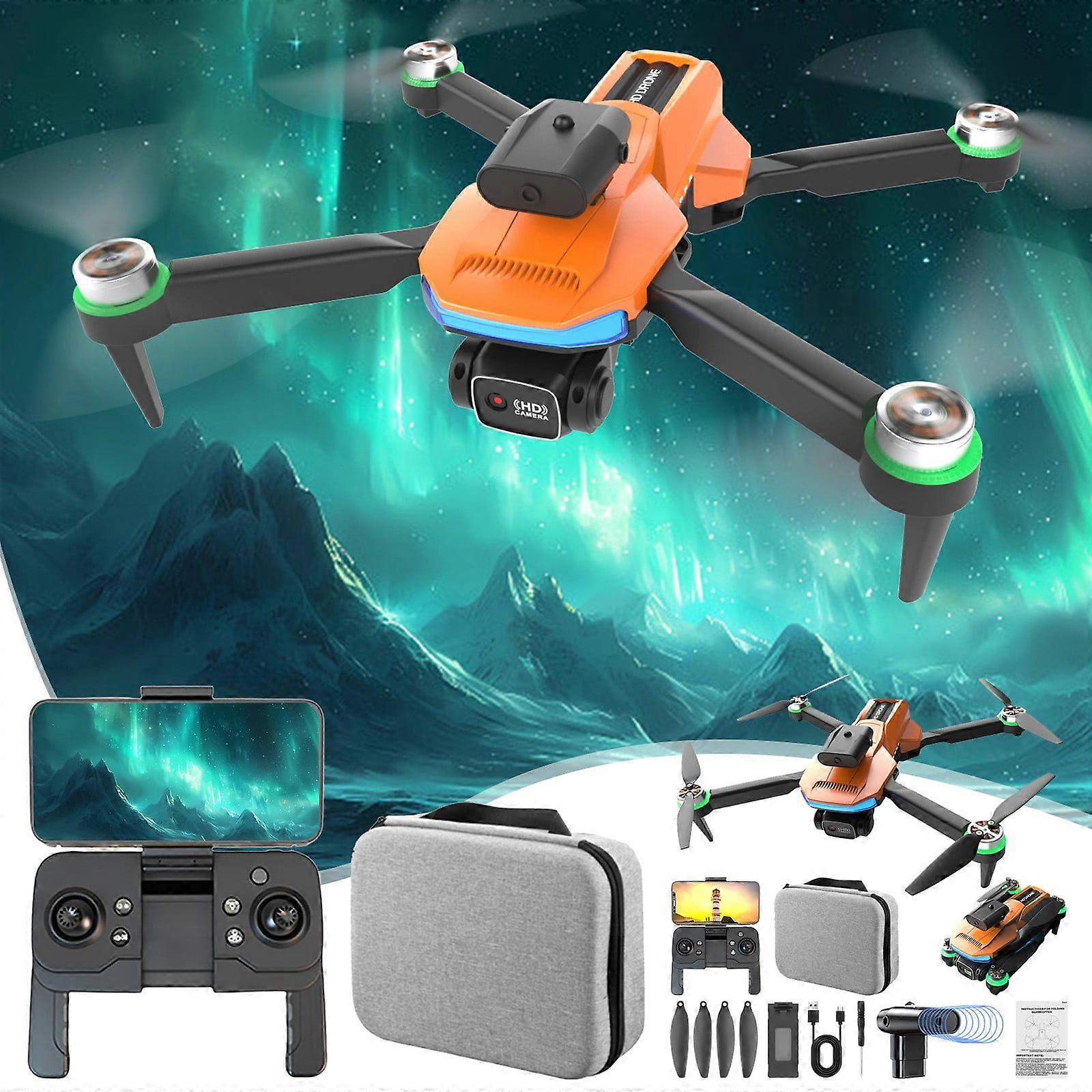 Cyber Monday Deals 2024: Viflosae Brushless Motor Drone with 2 Cameras, Wind Resistance, Headless Mode, Gesture Control, FPV, LED Light, Compatible