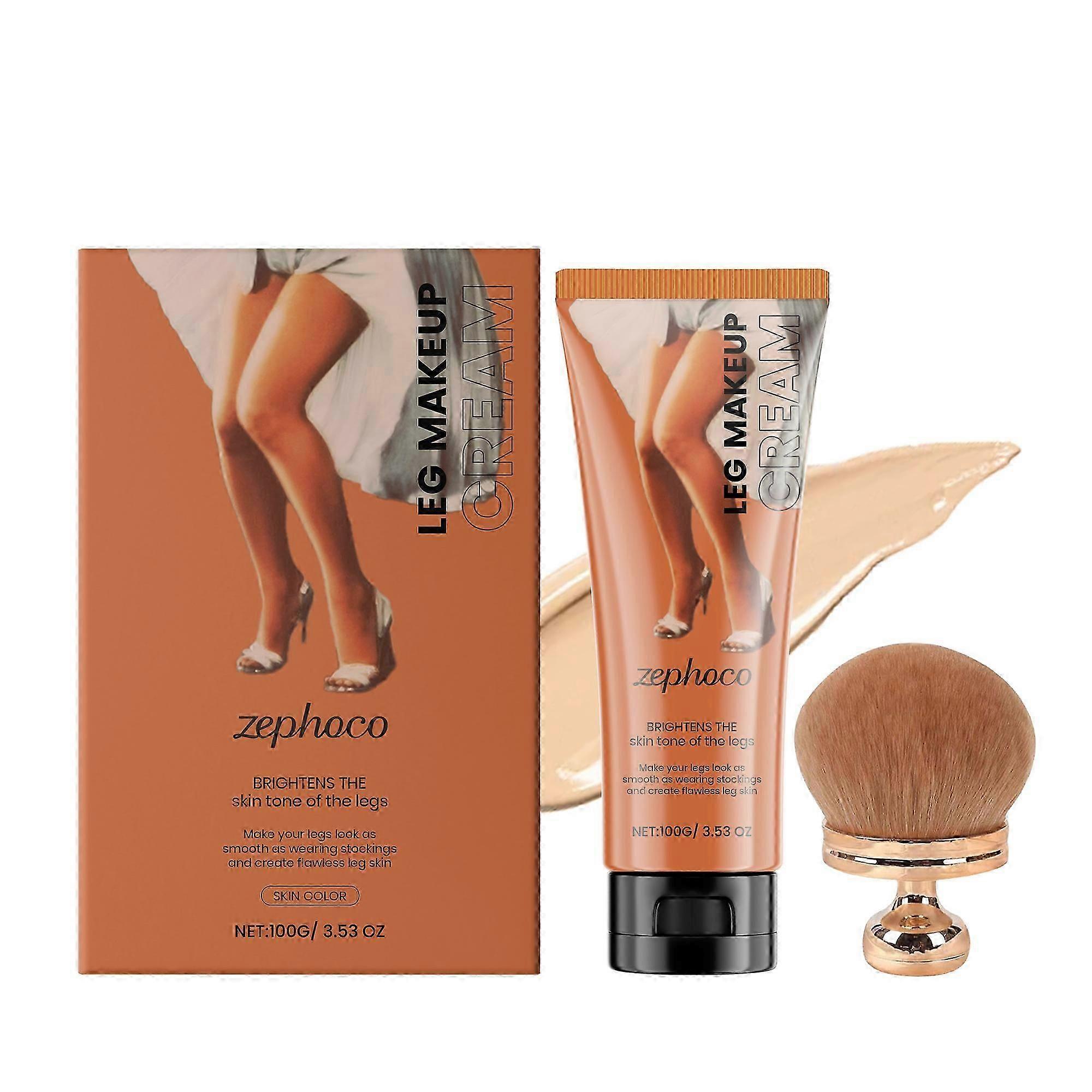 Zephoco Leg Concealer Foundation Is A Light And Non-Sticky Daily Moisturizing Leg Makeup Foundation