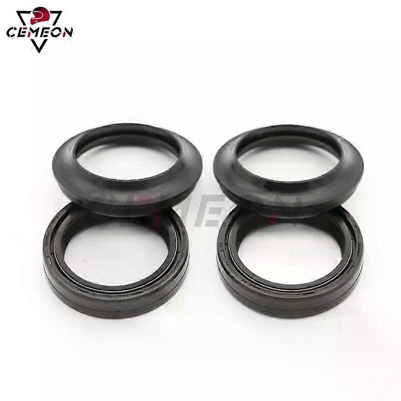 Fork Seal For Kawasaki Z400 Z550 ZR550 TX125 Motorcycle Front Shock Absorber Oil Seal Front Fork Seal Dust Cap