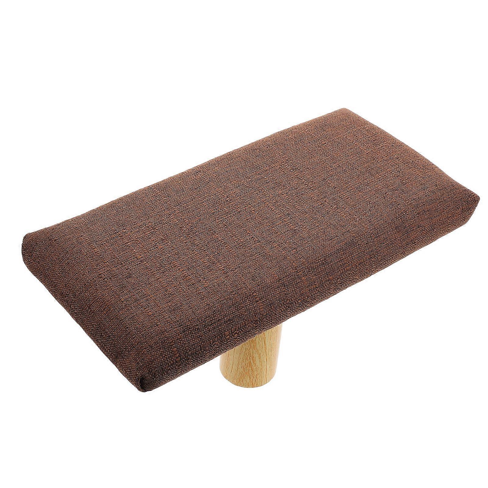 Ergonomic Wooden Kneeling Stool with Soft Cushion for Meditation Practice