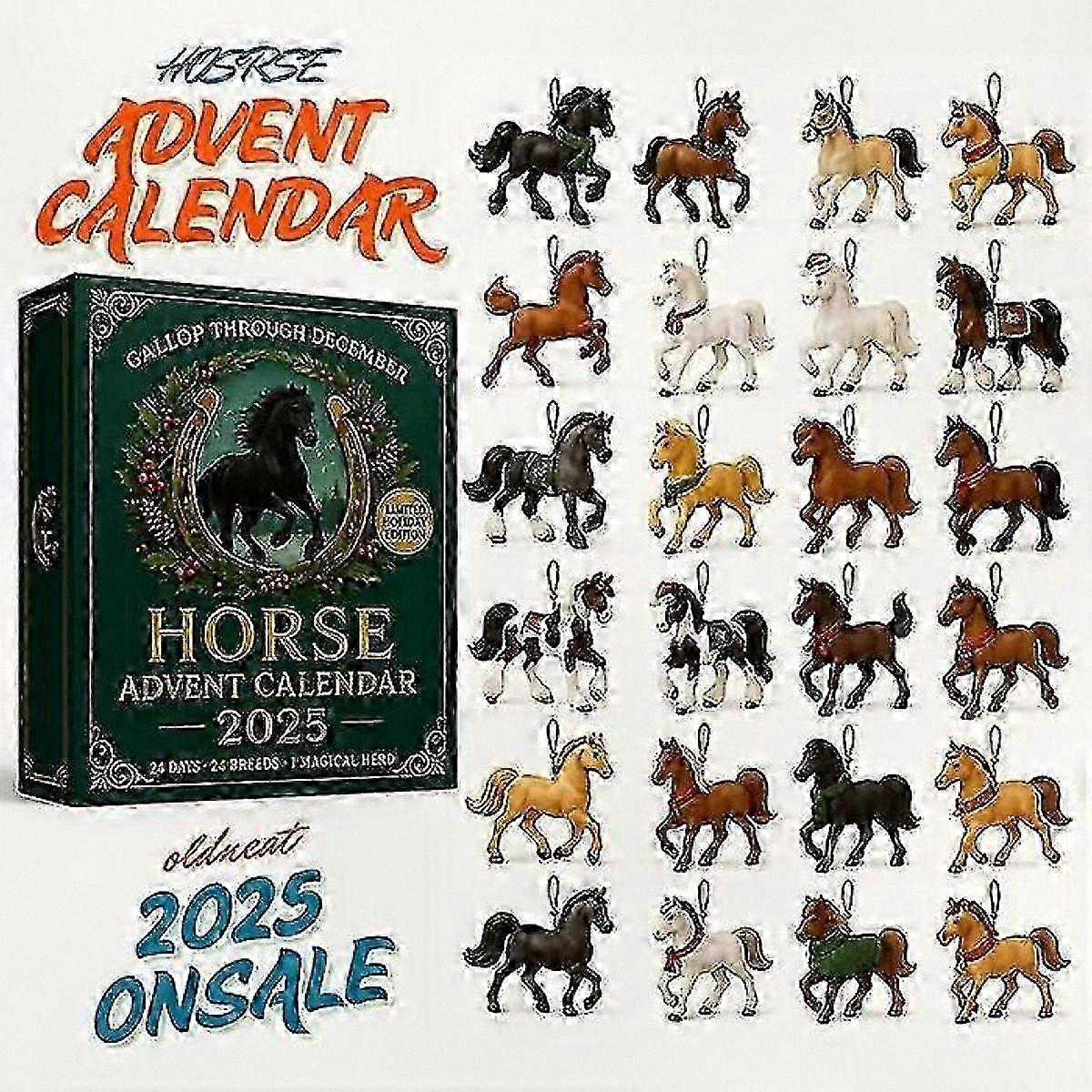 Acrylic Christmas Countdown Calendar with Blind Box Surprises