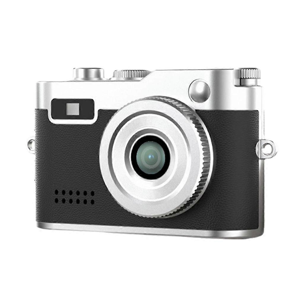 1080P Mini Keychain Camera Retro Digital Camera Portable Compact Mini Cameras Pocket Video Recorder for Student Travel A