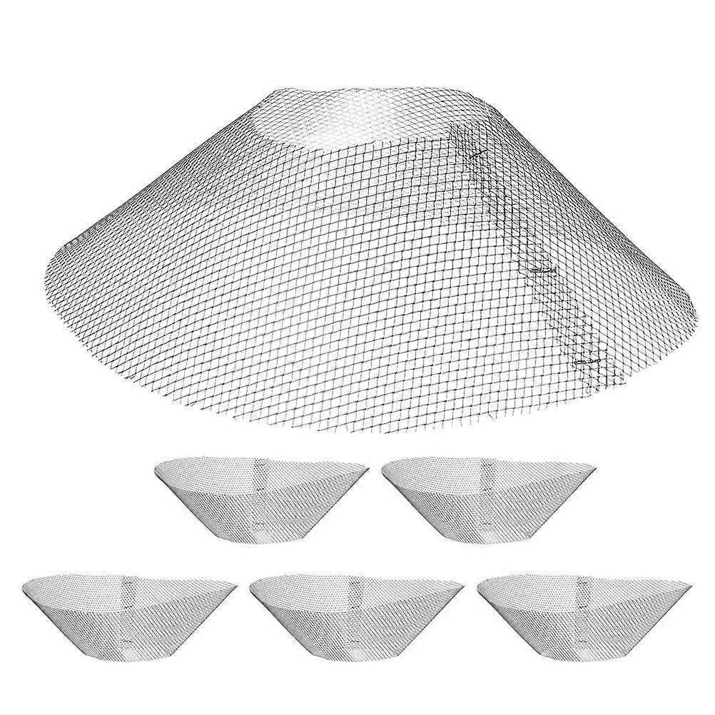 Metal Mesh Cooker Hood Filter Range Hood Replacement Grease Filter 24Pcs