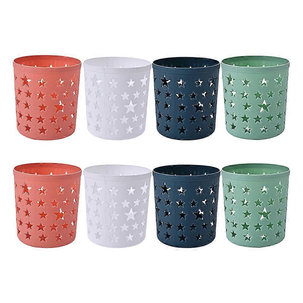 Plastic Storage Container Assorted Color for Storage 8Pcs Pencil Cup Holder