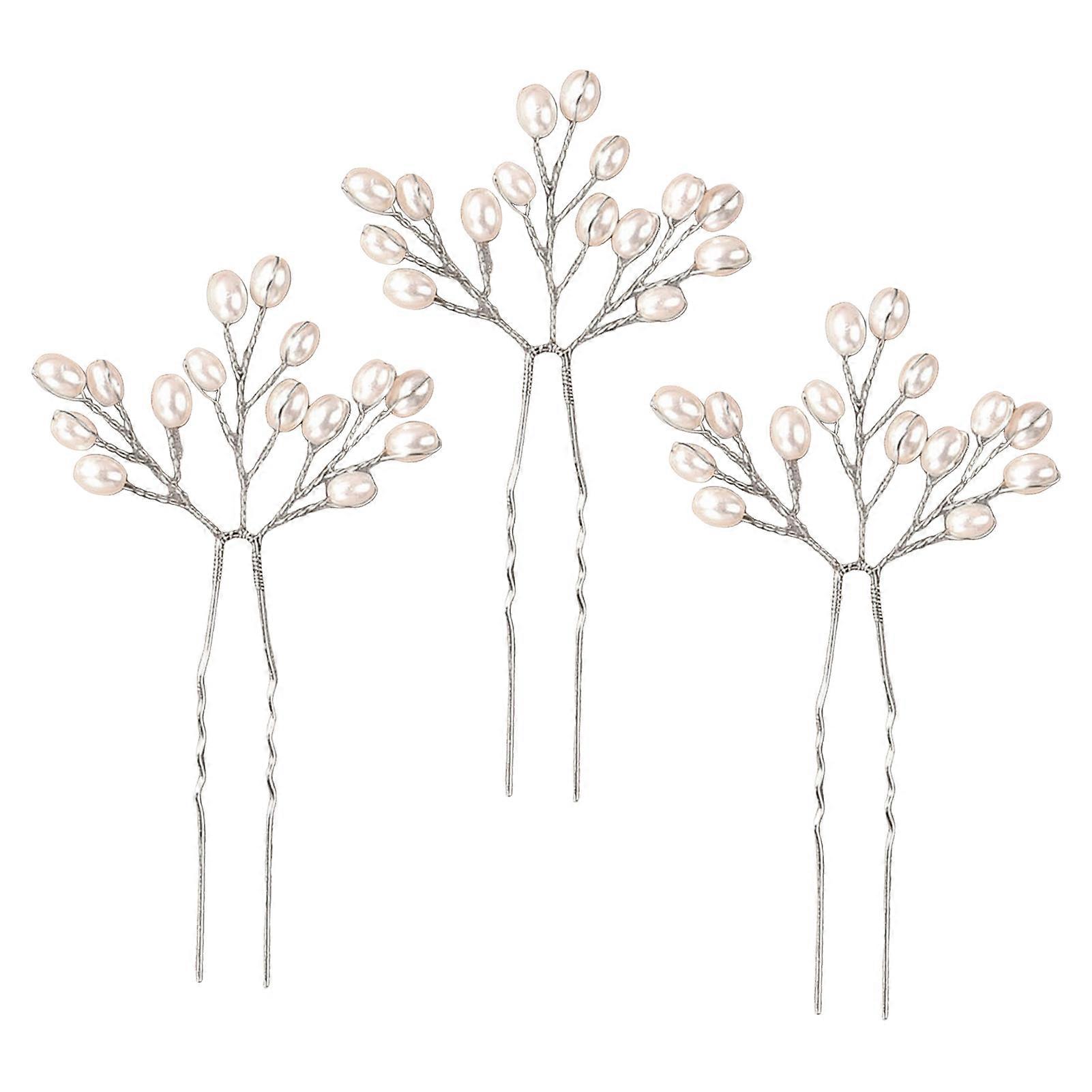 ��pingles �� cheveux de mari��e en perles, 3 pi��ces, antid��rapantes, poign��e Stable, coiffure de mari��e pour amis, petite amie, femme, cadeau n