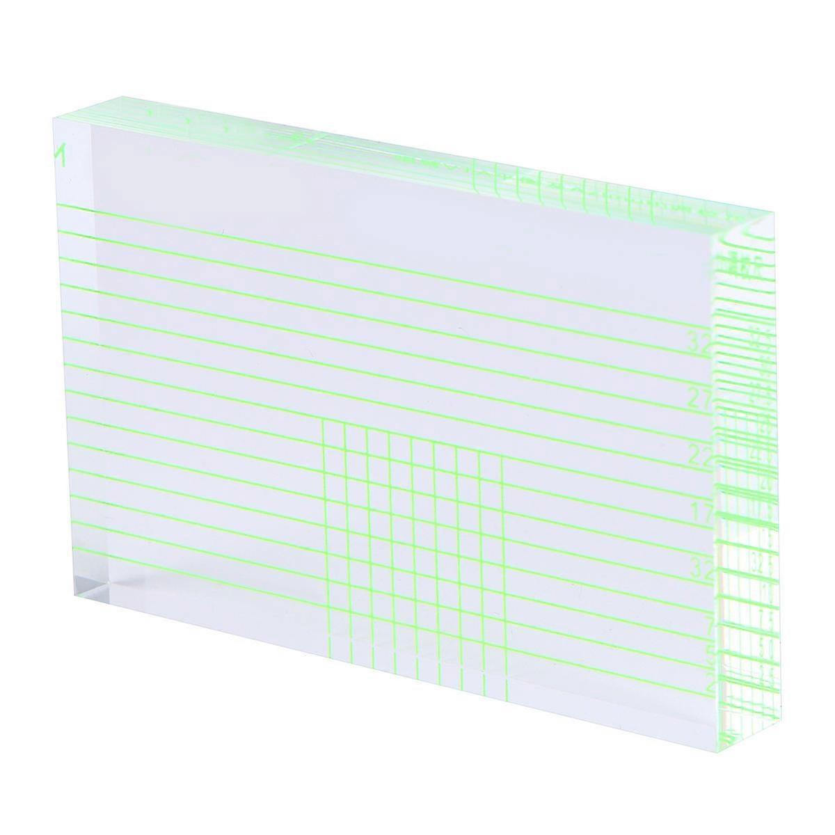 Player Adjustment Ruler for Vinyl Machine Use Balancing Tool 1Pcs Transparent