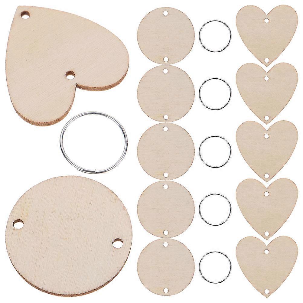 Wood Calendar Plaque Blank Tags for DIY Decorations 1Set