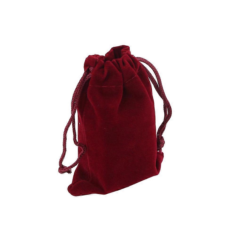 Gift Bags Drawstring Pouch for Candy Storage 20Pcs Wine Red Bags