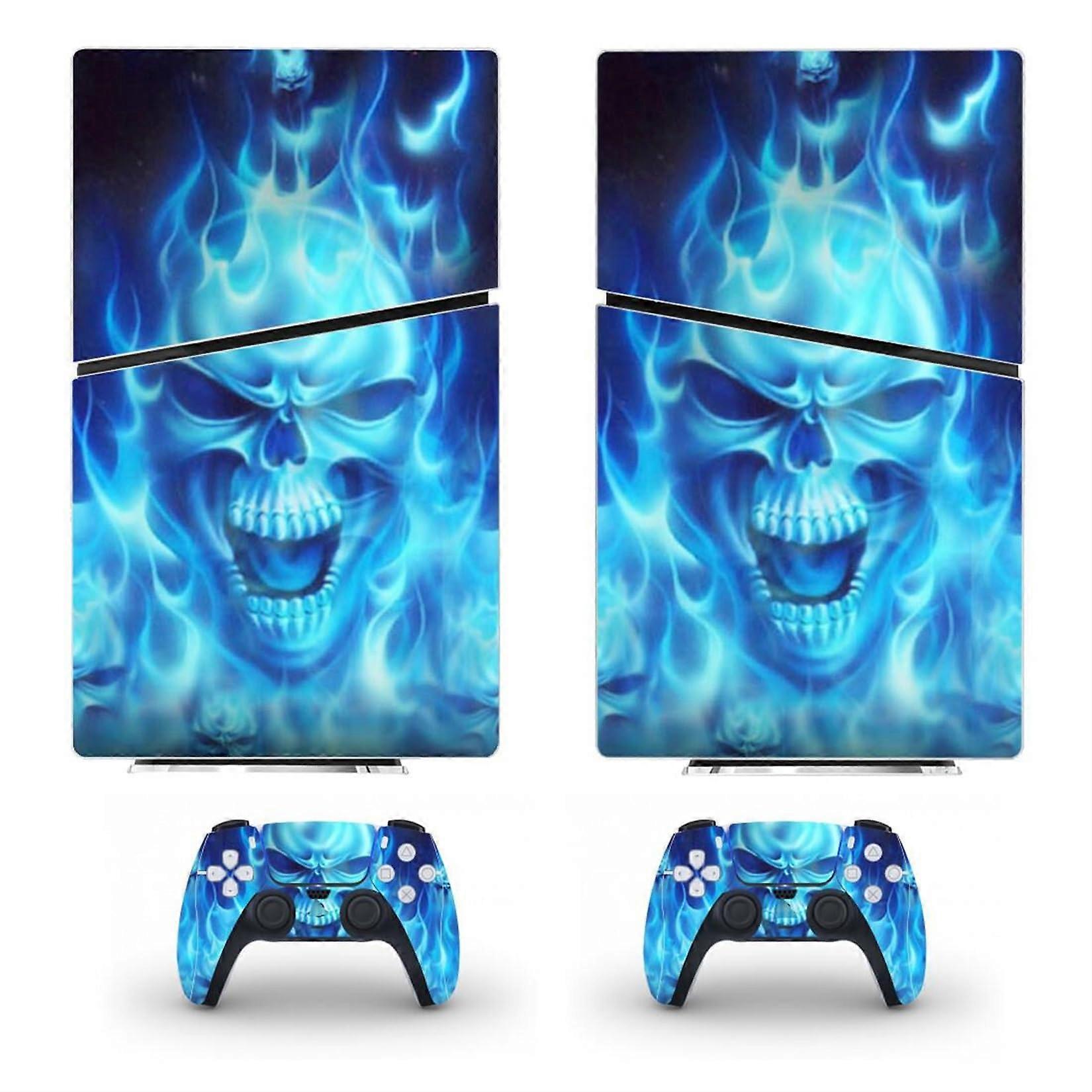 Anti Scratch For PS5 Slim Disc  Digital Edition Vinyl Skins, Scratch Resistant No Foaming, Compatible With PS5 Slim