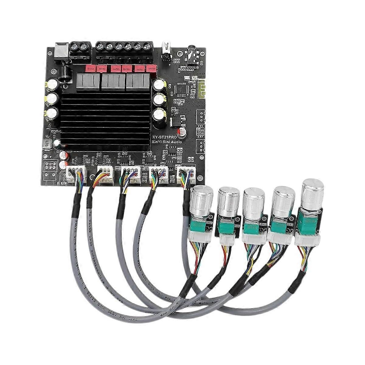 Bluetooth 5.0 Audio Amplifier 2.1 Channel TPA3221 100W x2 Plus 200W Power Subwoofer Board