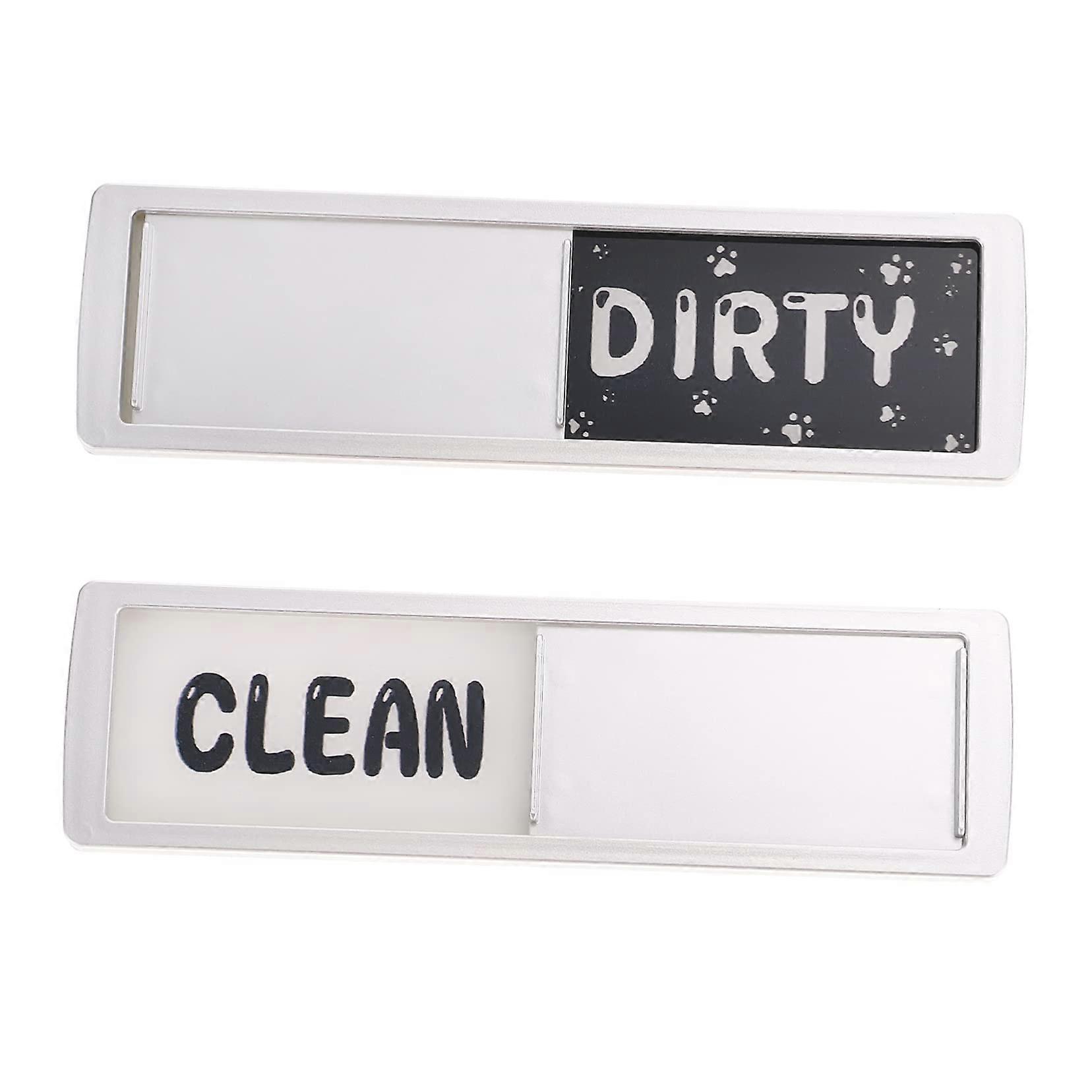 Dishwasher Clean Dirty Magnet with Claw Print, DualSided Status Indicator for Home and Office