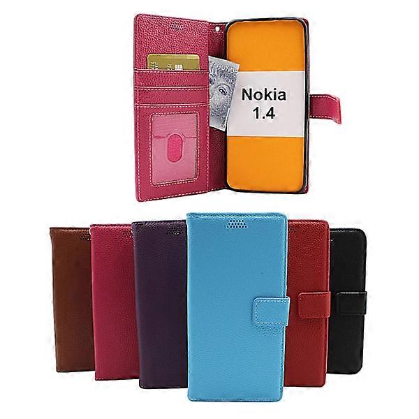 New Standcase Wallet Nokia 1.4 Red