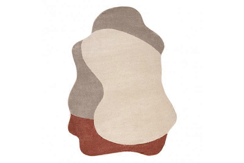 Carpet FUSION 5710 cream / terracotta Shape - Abstraction, modern, abstract, irregular