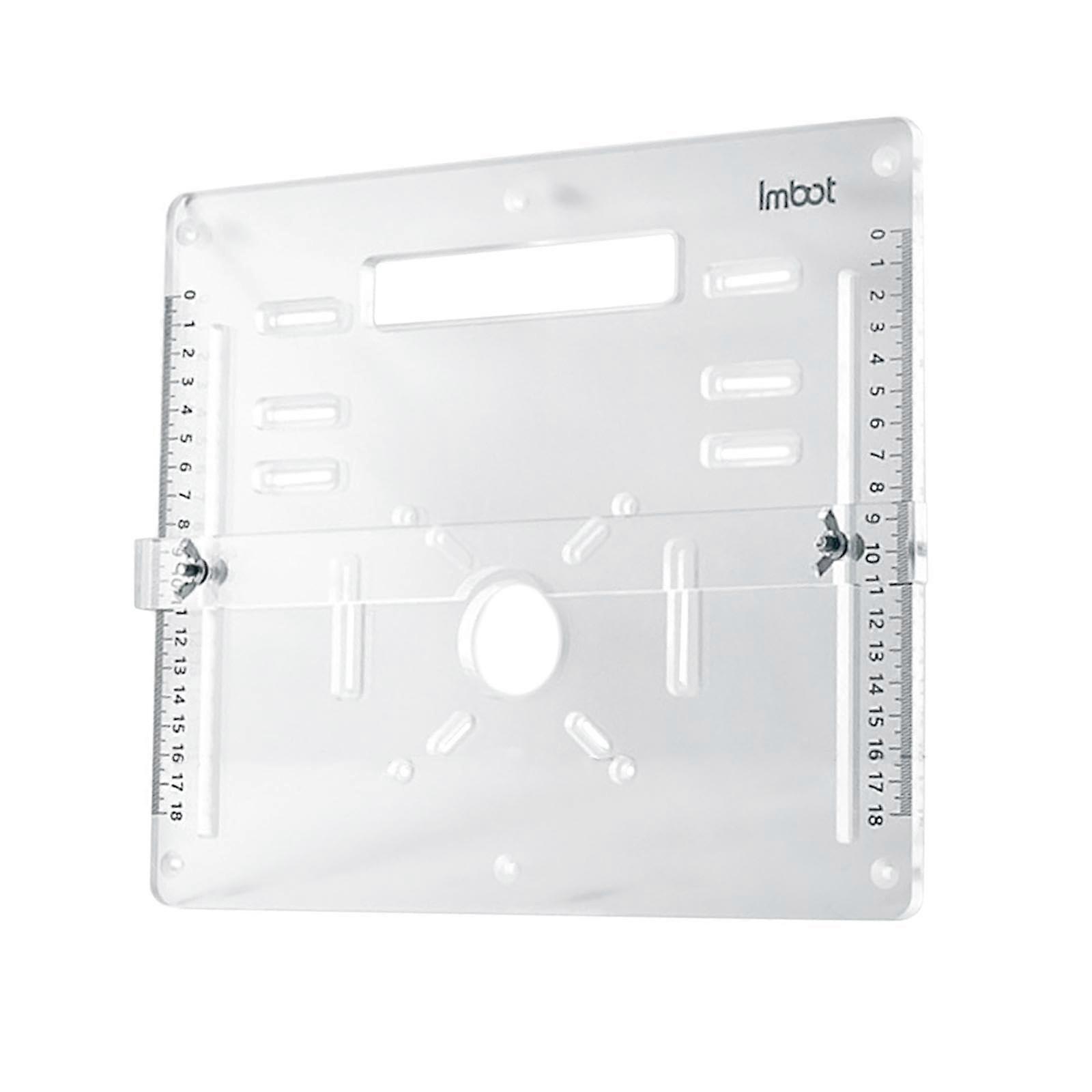 Circular Saw Guide with Clear Acrylic Base Plate L, Precision Scale for Woodworking