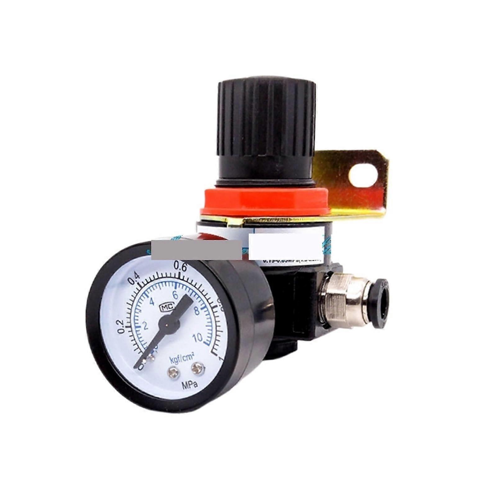 AR2000 G1/4 Air Compressor Pressure Regulator with Gauge, Stable Airflow and Precise Adjustment 12mm