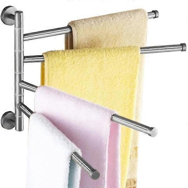 Towel Rack Bathroom - Swivel Silver