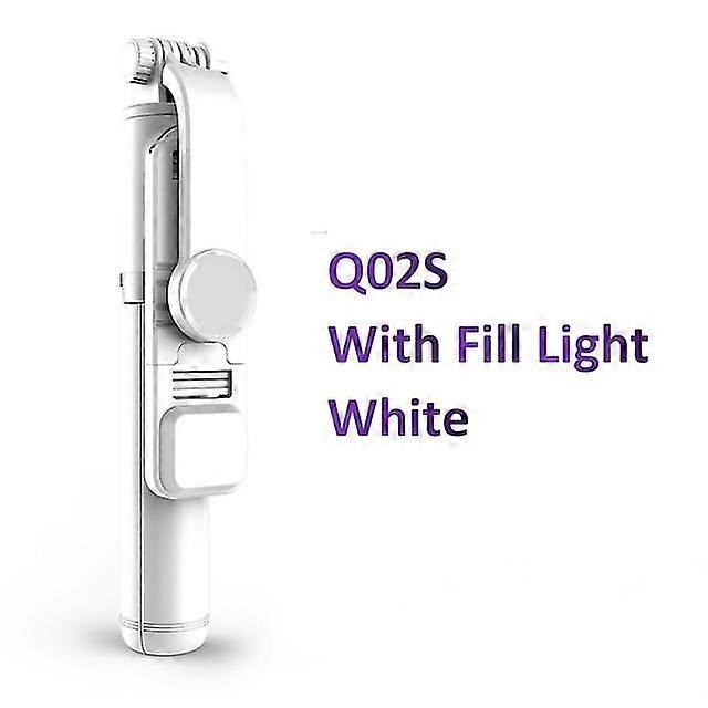 Sans fil Bluetooth Selfie Stick Pliable Mini Trépied Avec Fill Light Shutter Télécommande Pour Ios Android