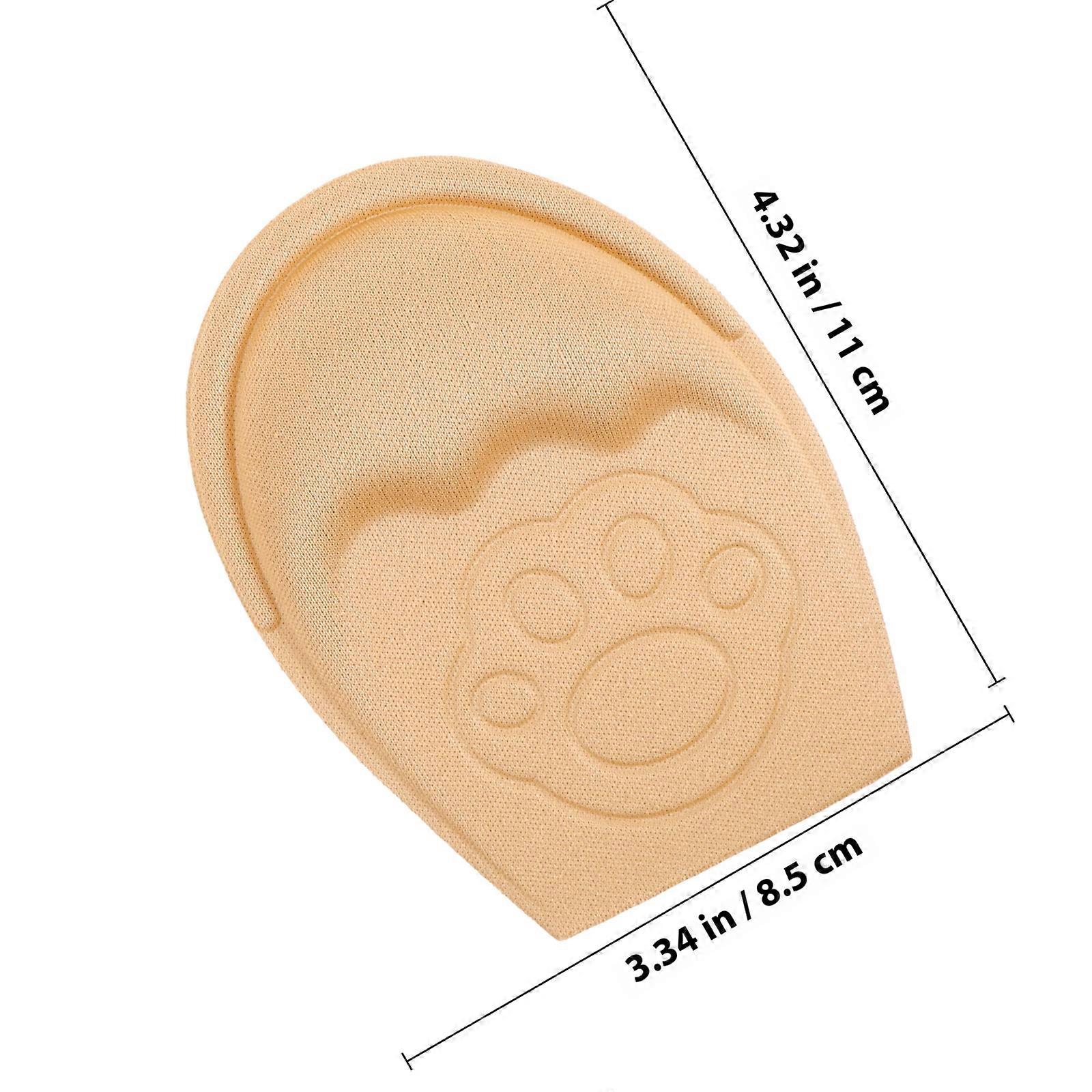 Comfortable Forefeet Cushion Shoe Inserts for Fatigue Relief 2Pairs