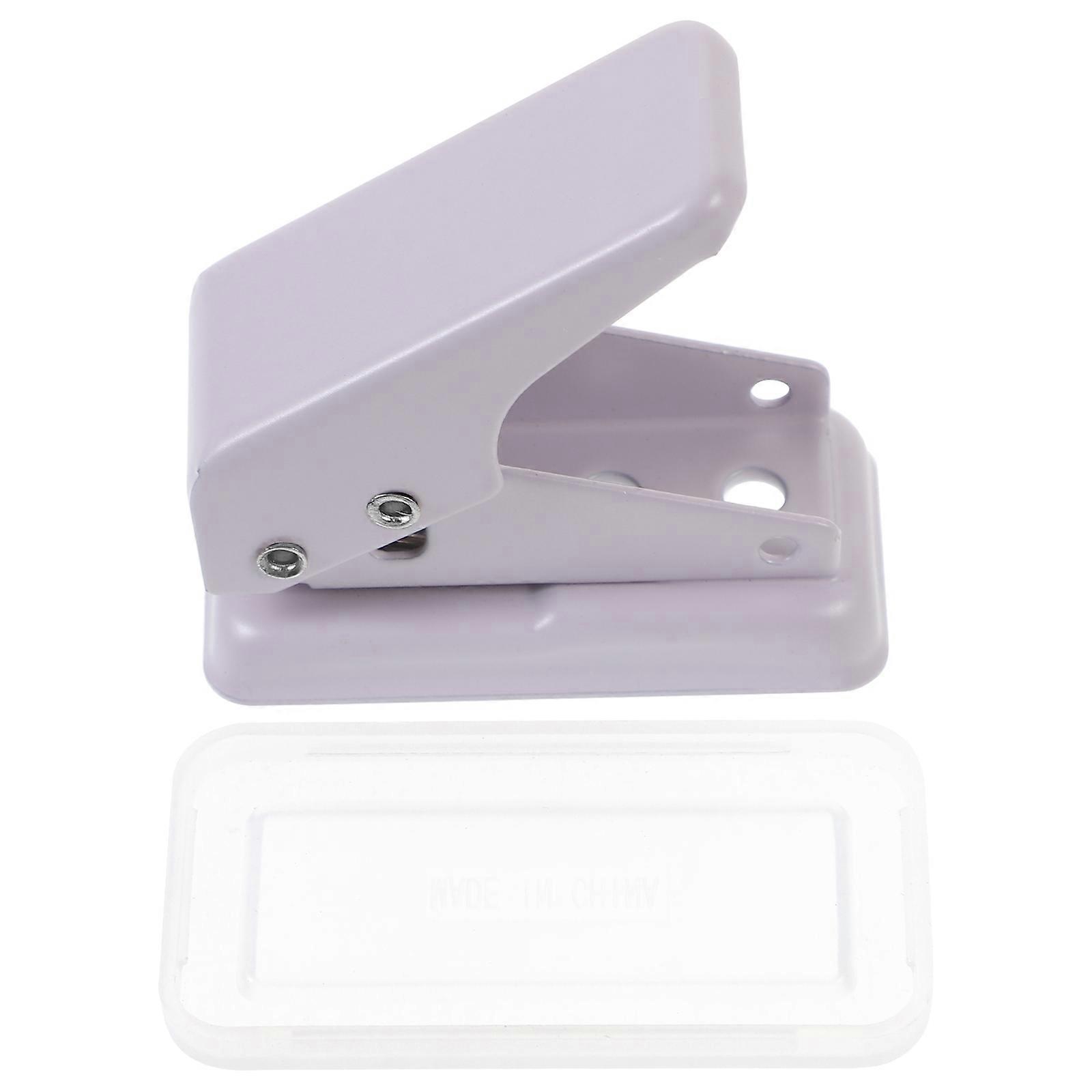 Loose Leaf Hole Puncher for DIY Manual Single Hole Punch for Crafting