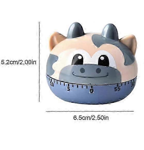 26-27 Timer,Egg clock, cartoon animal kitchen timer, kitchen clock mechanical timer, mechanical 60 minute countdown timer, funny kitten monkey timer