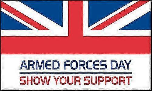 Armed Forces Day Flag Union Jack Show Your Support Shape E 038