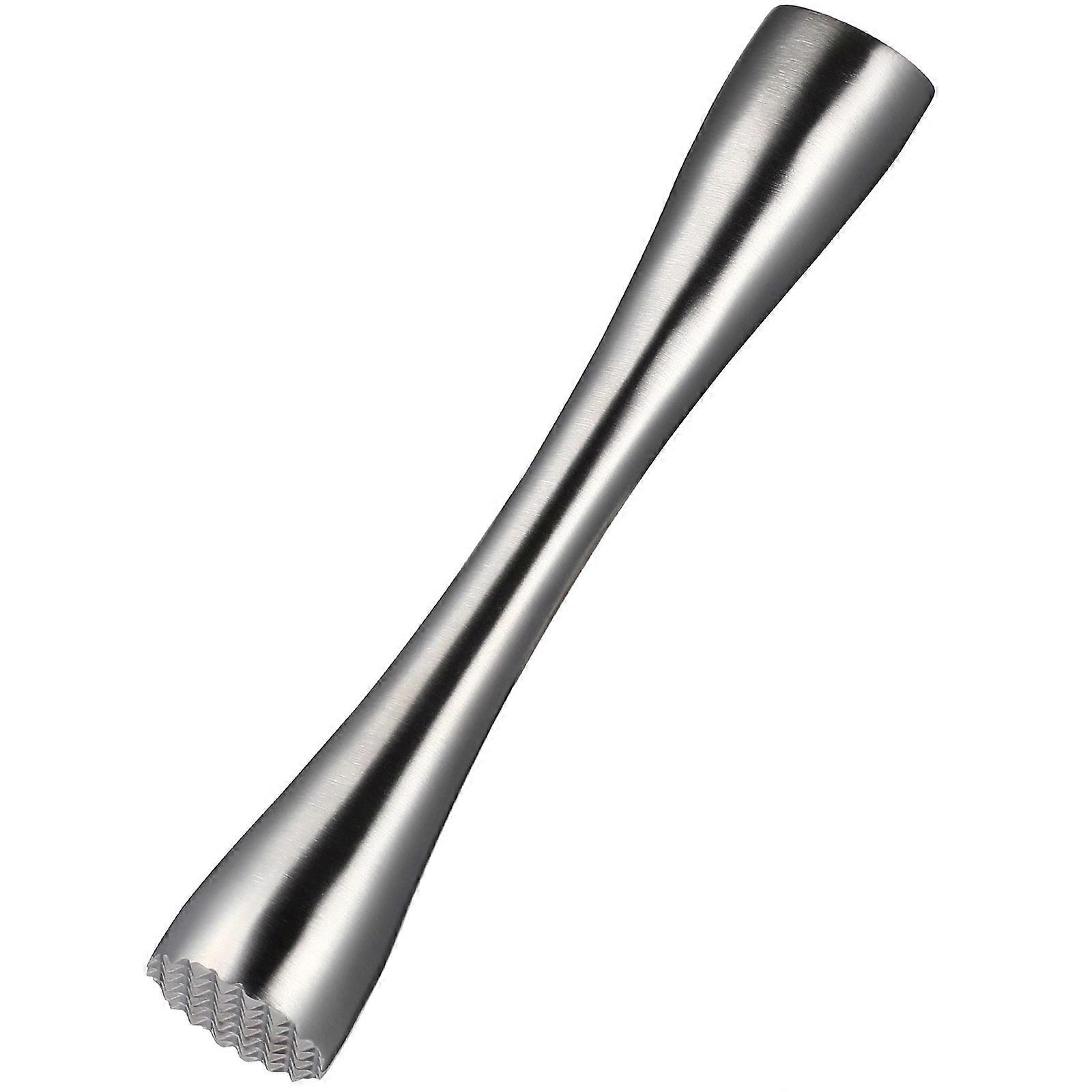 Cocktail Muddler Stainless Steel Muddler for Bartender Upkoch Silver Tool