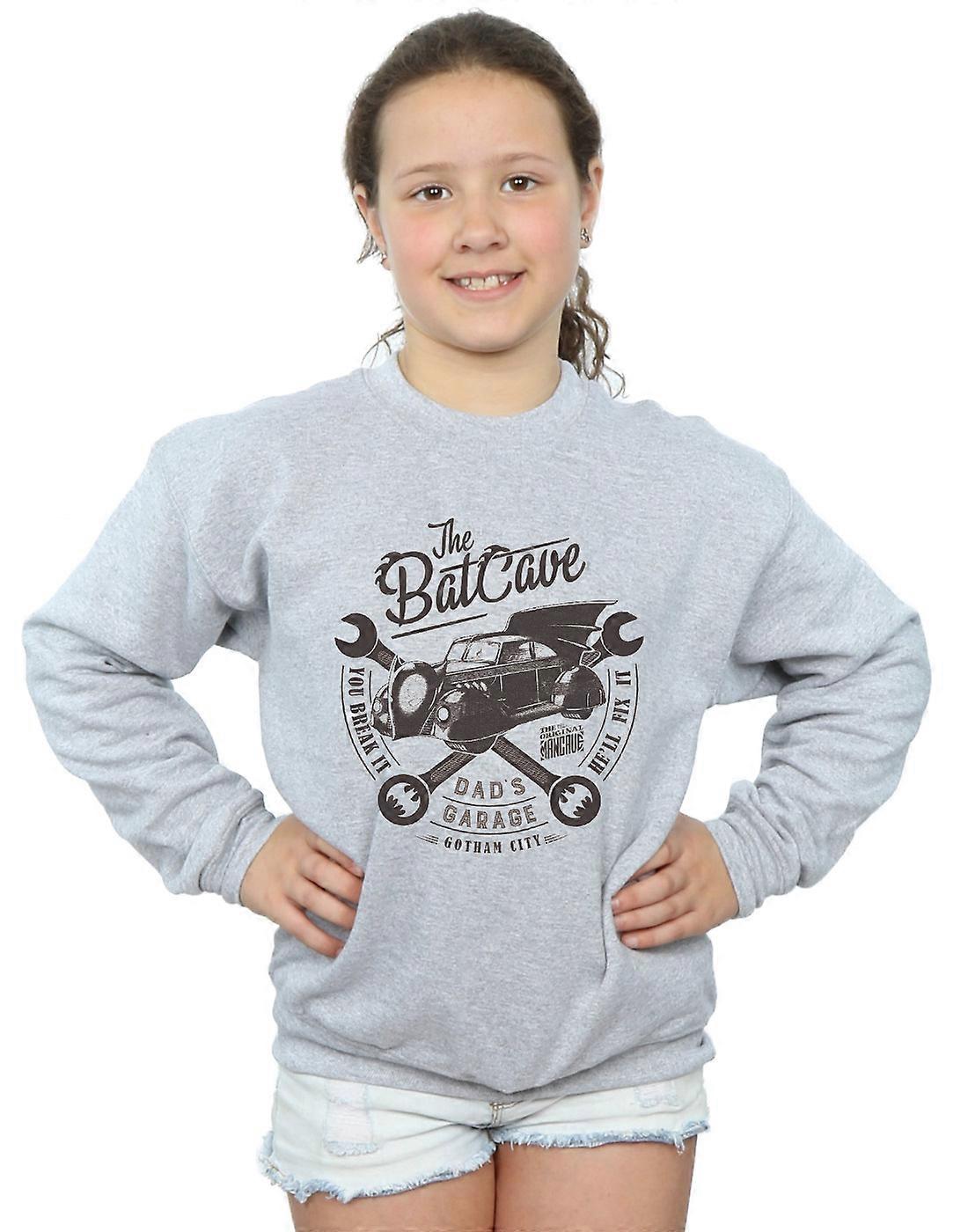 DC Comics Girls Batman Dad's Garage Sweatshirt