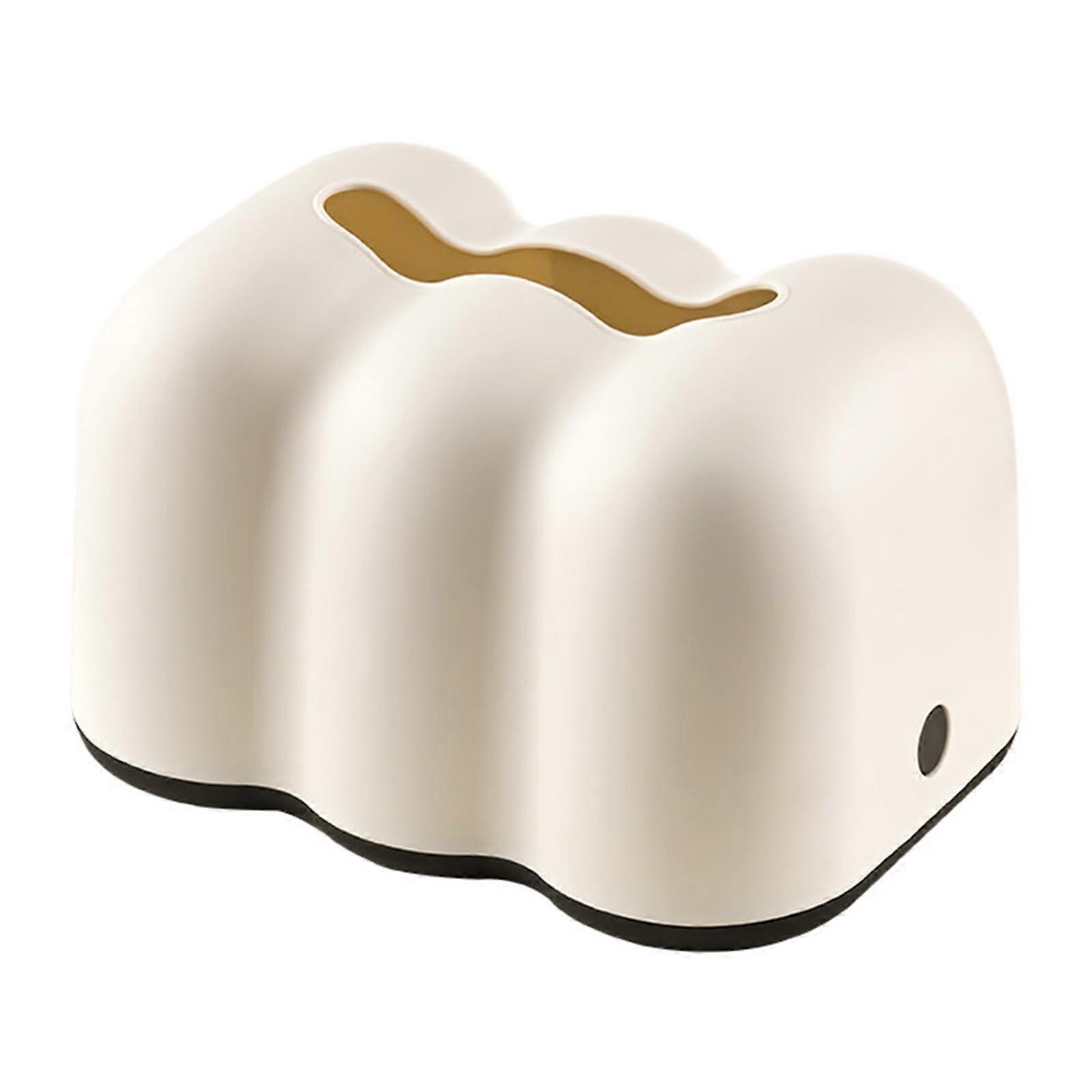 Cloud Shape Tissue Box Cover with Charming Design, Large Capacity Decorative Holder for Home