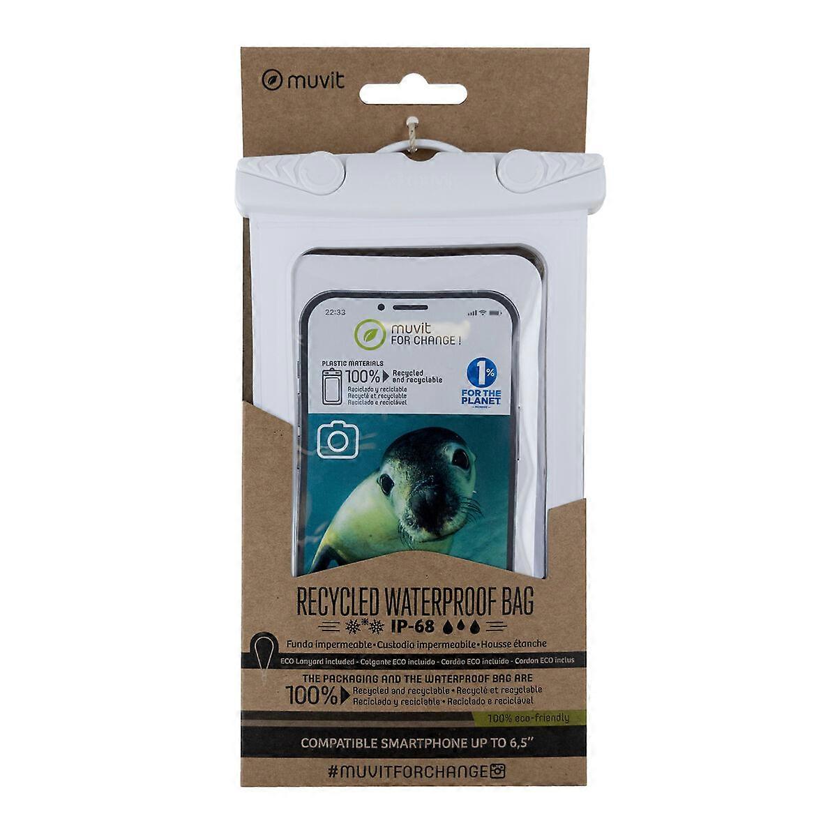 Waterproof case Muvit for Change White Universal 6,5" (6,5")