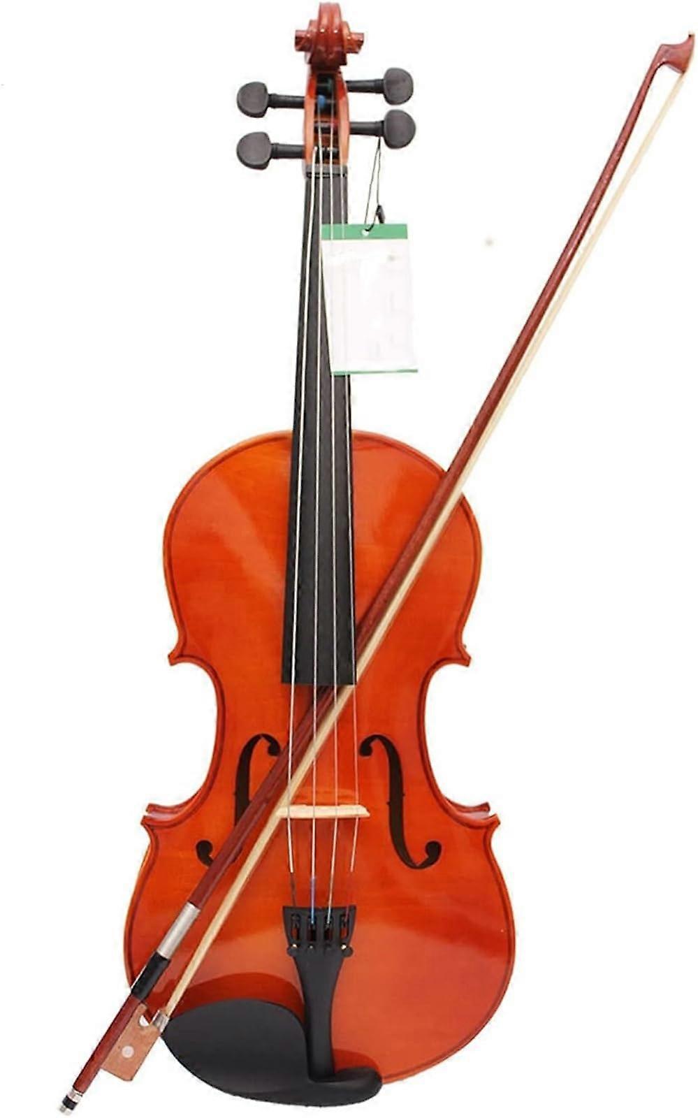 Viola for Beginners Solid Maple Body with Case Bow and Strings Ebony Fingerboard Student Set