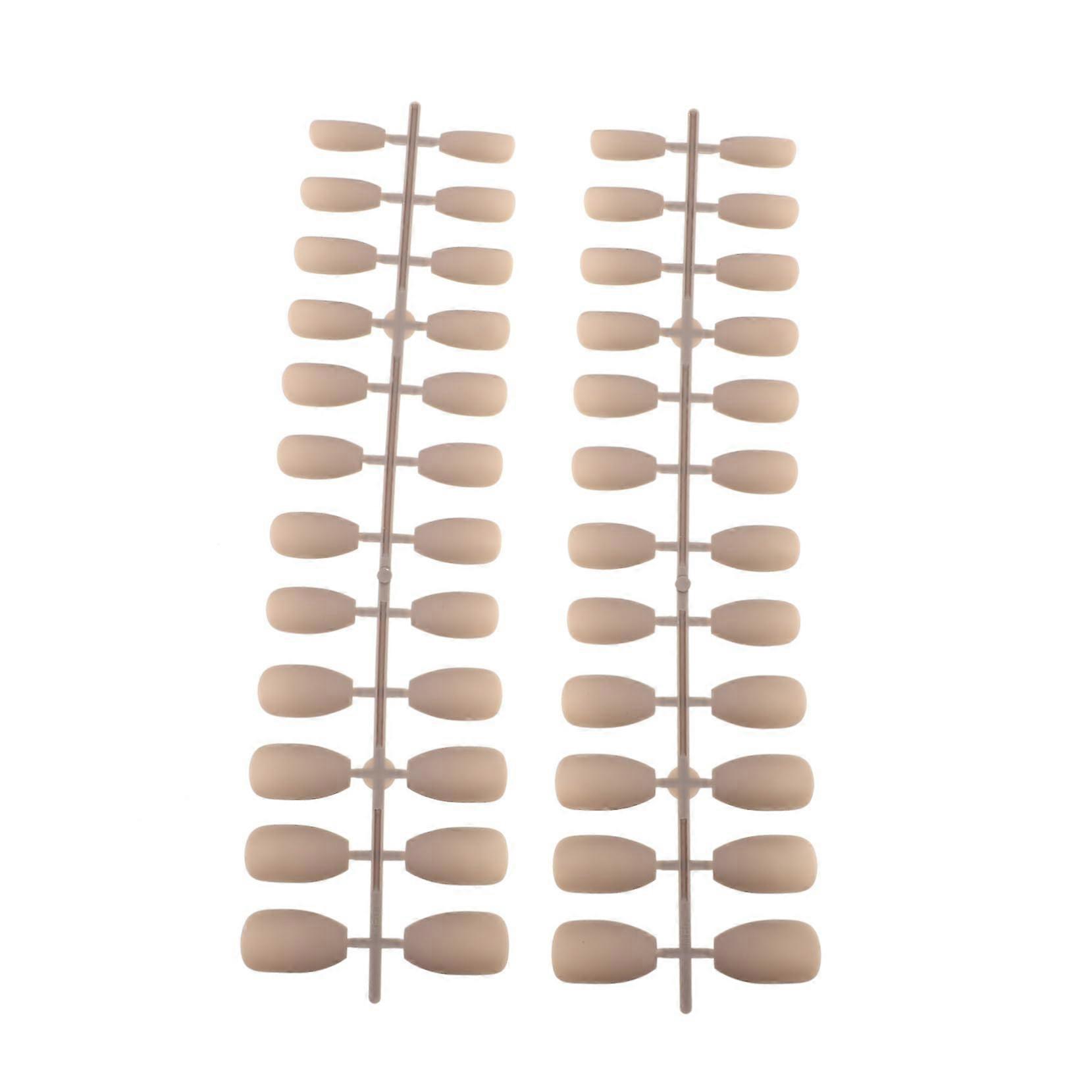 Ultra Thin Matte Ballerina False Nails Easy Application Full Cover Coffin Press On Nails