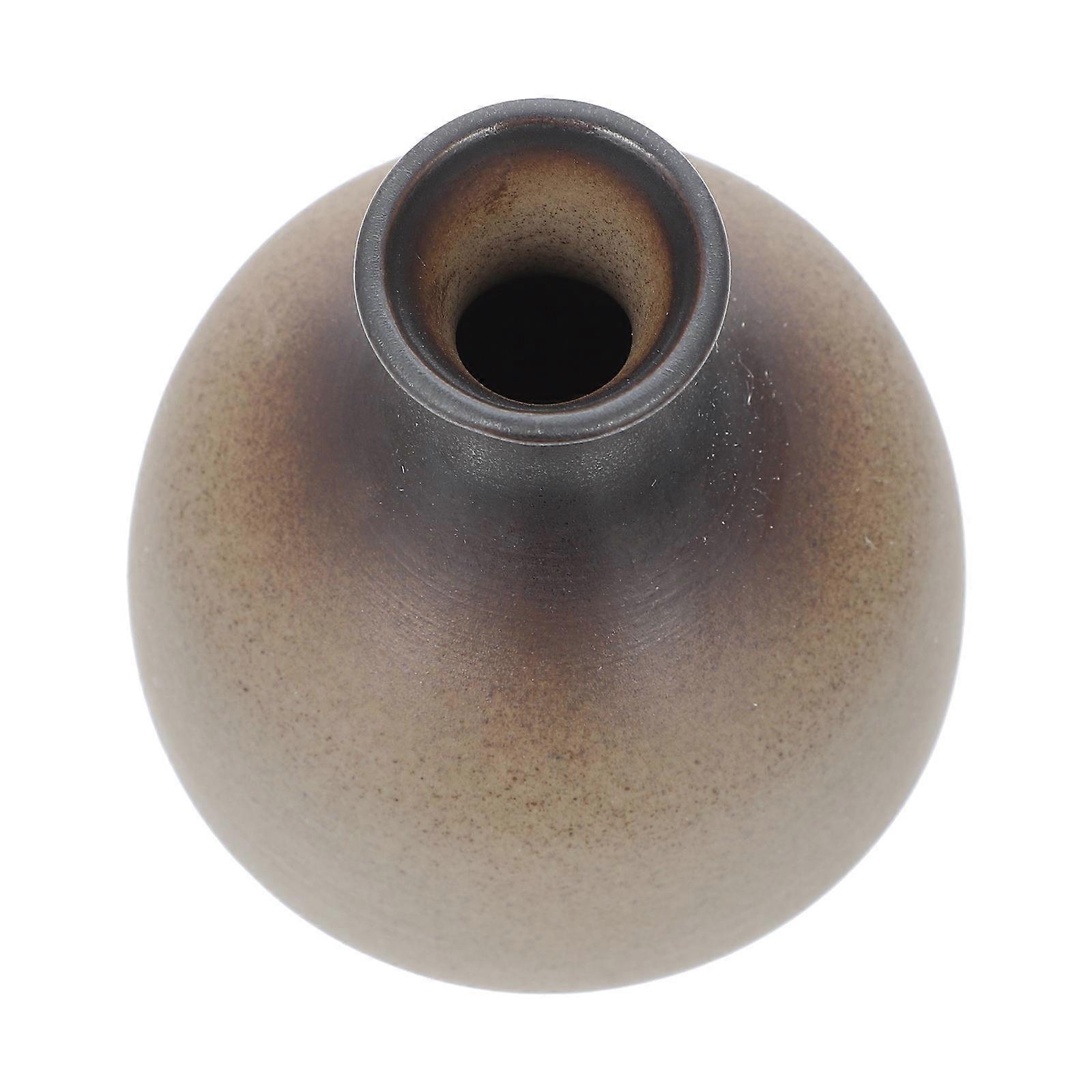 Hydroponic Flower Vase Ceramic Mini 8.6X7.7X7.7CM Home Decor 1Set