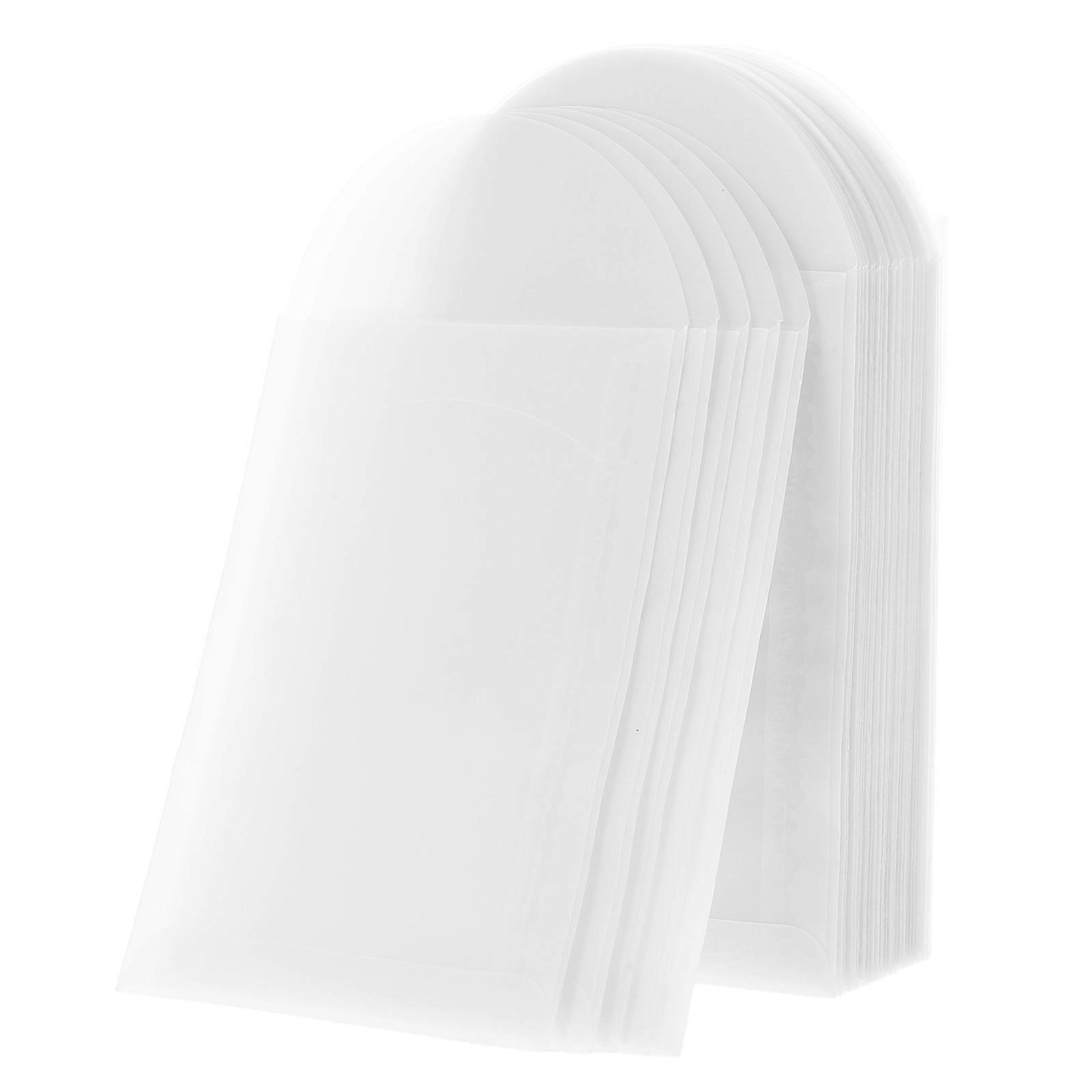 Semi-Transparent Paper Packaging Small Button Bags for Packing 100Pcs