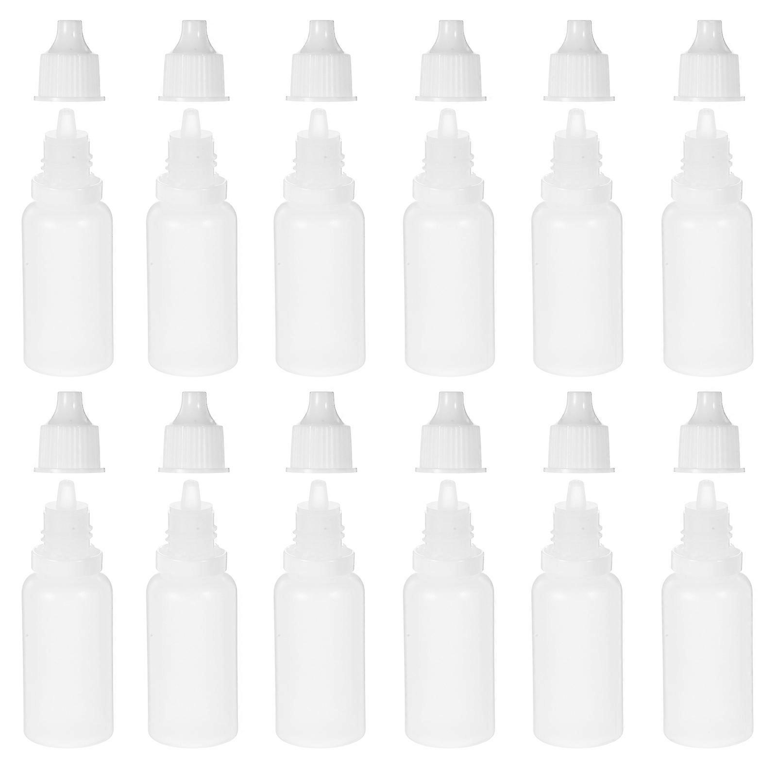 Plastic Dropper Bottle for Eye Liquid Use 24Pcs Squeezable Bottles