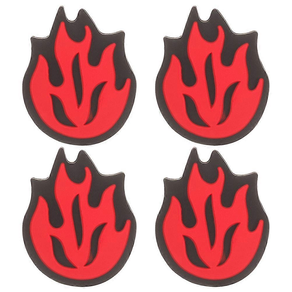 Silicone Tennis Racket Shock Absorber Fire Dampener for Vibration 4Pcs