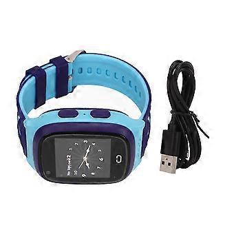Kinder wasserdichte Smartwatch Kind modische Touchscreen-Uhr mit Videokamera-Wecker Blau
