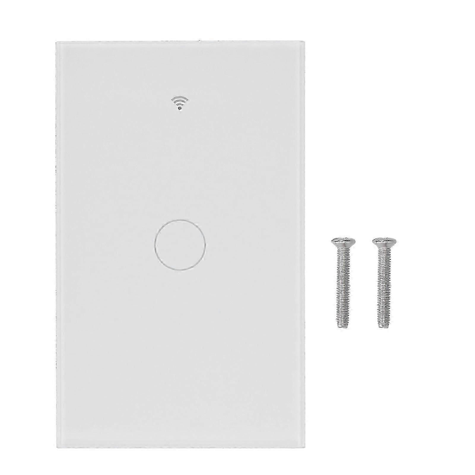 Remote Control Switch 1 Way Glass Voice Control NonCapacitance Touch Switch for