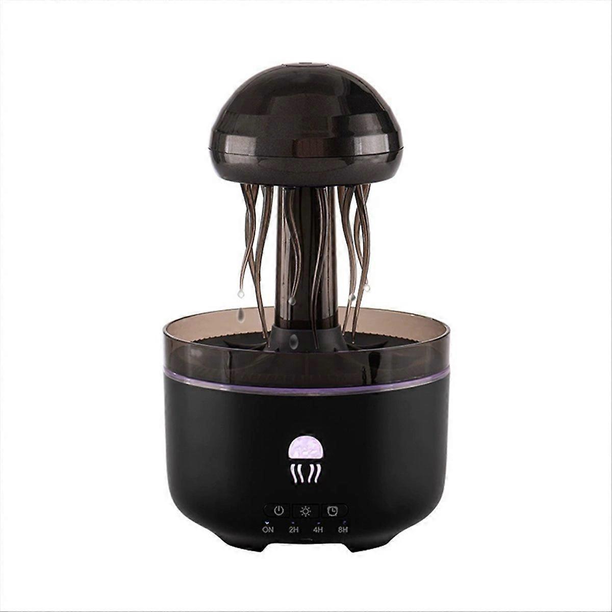 320ML Jellyfish Aromatherapy Diffuser Ideal for Office Yoga US Plug,B