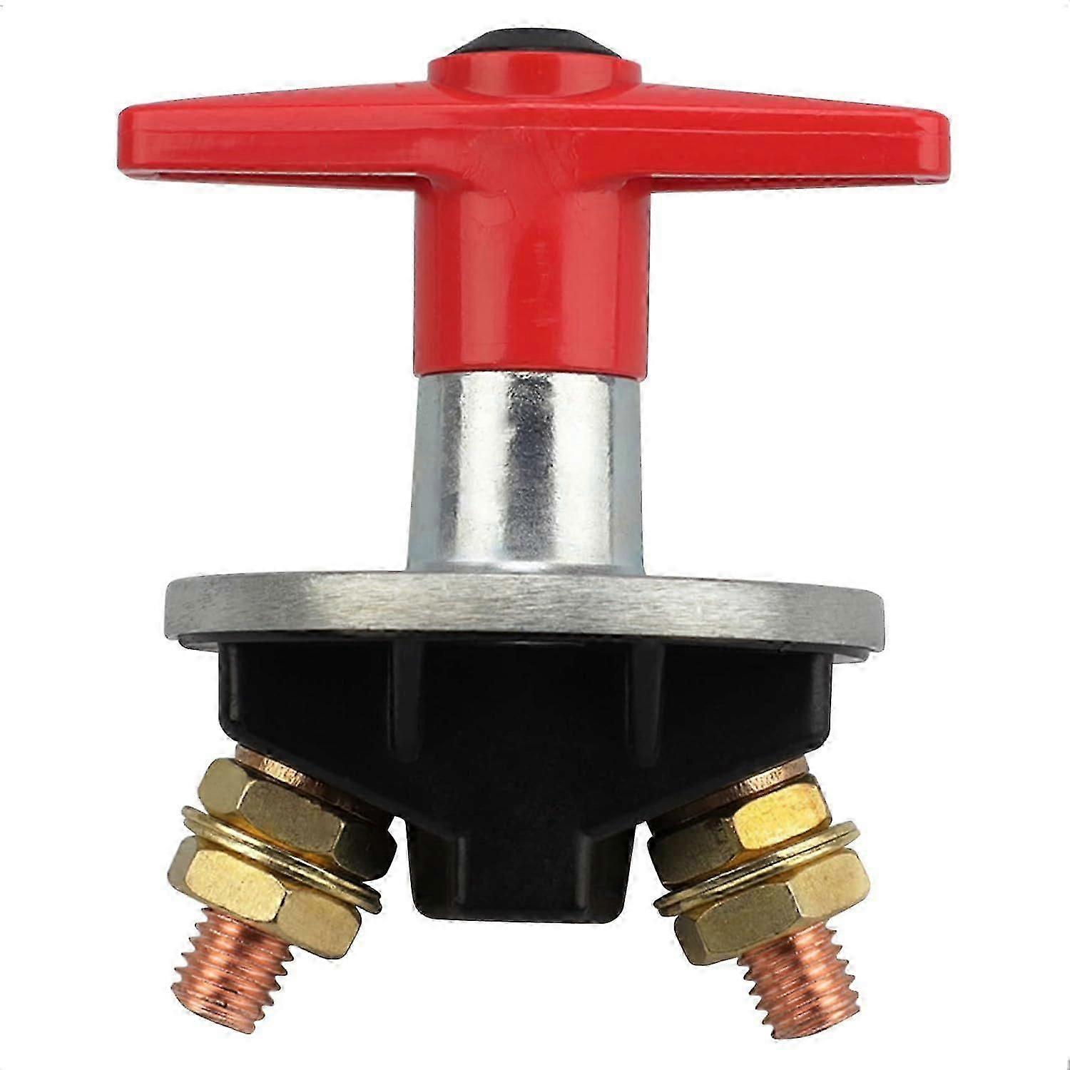 Car Battery Isolator Switch-Leakproof Button Type Battery Master Switch