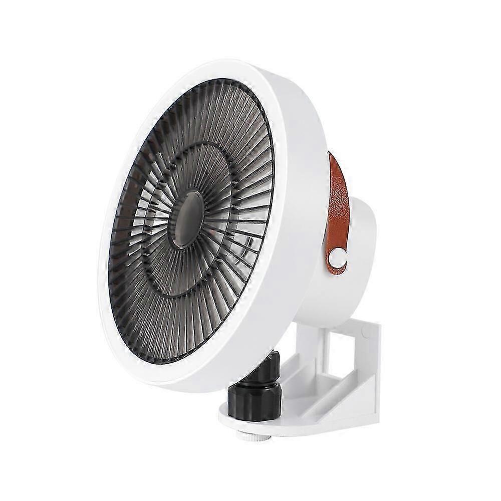 Portable Rechargeable Wall Fan with Multi-Functionality and Adjustable Oscillation for Home Use