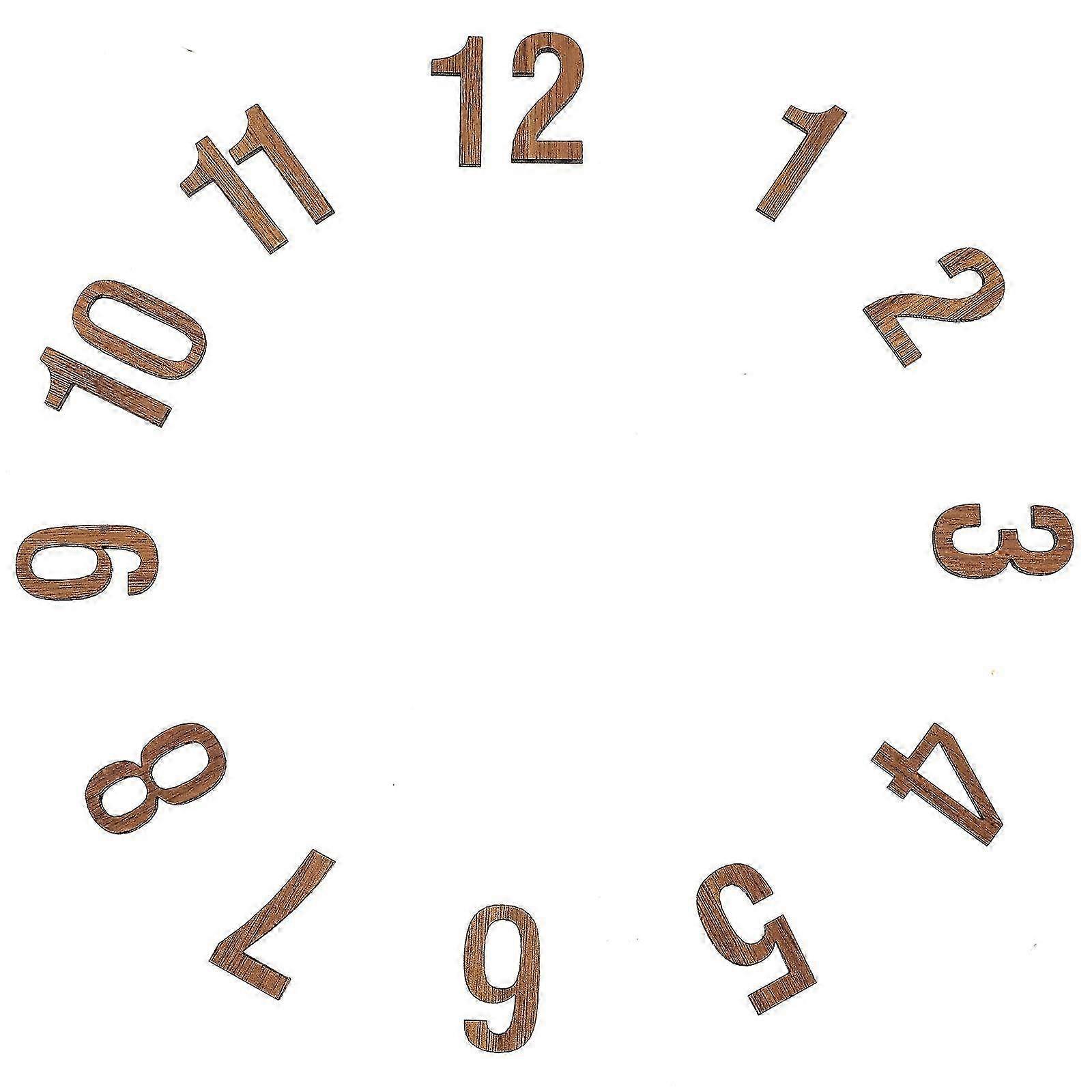 12pcs Arabic Wall Clock Numerals for Clock Replacement